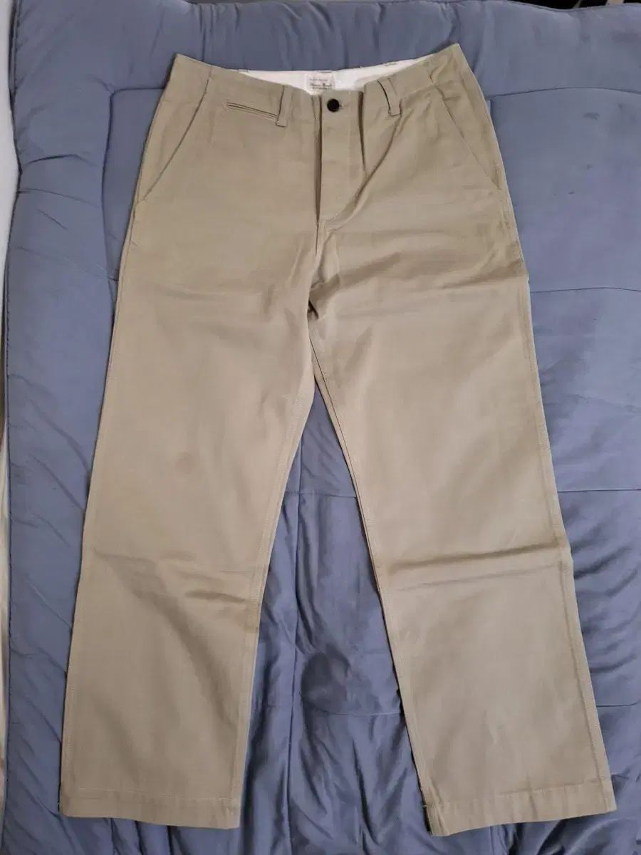 L 34 パンツ オフィサー チノパンツ カーキ 24 fw