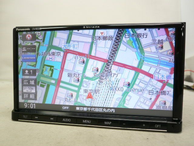 パナソニック CN-RE03D ジャンク品 中古】 2026年度版 パナソニック ストラーダ CN-RE03D メモリーナビ 地
