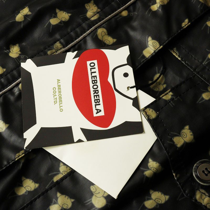 アルベロベロ　OLLEBOREBLA フード付きコート 未使用 アルベロベロ オレボレブラ ALBEROBELLO OLLEBOREBLA ぶたさん