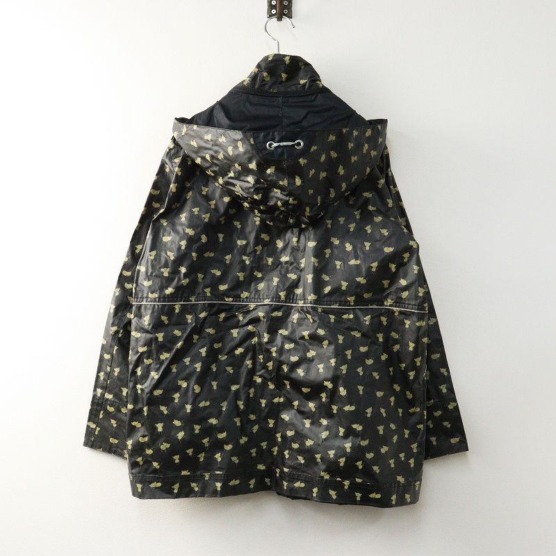 アルベロベロ オレボレブラ ぶたさんPVCフーデッドコート M ブラック ブルゾン