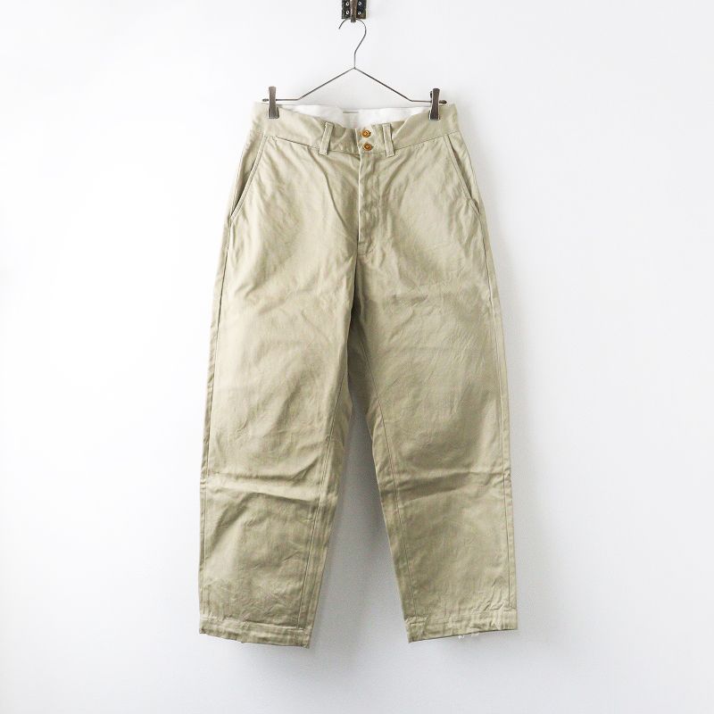 定価4.1万 2025 SS 45 R rpm フォーティファイブアール チノの908ニームパンツ 2 ベージュ テーパード