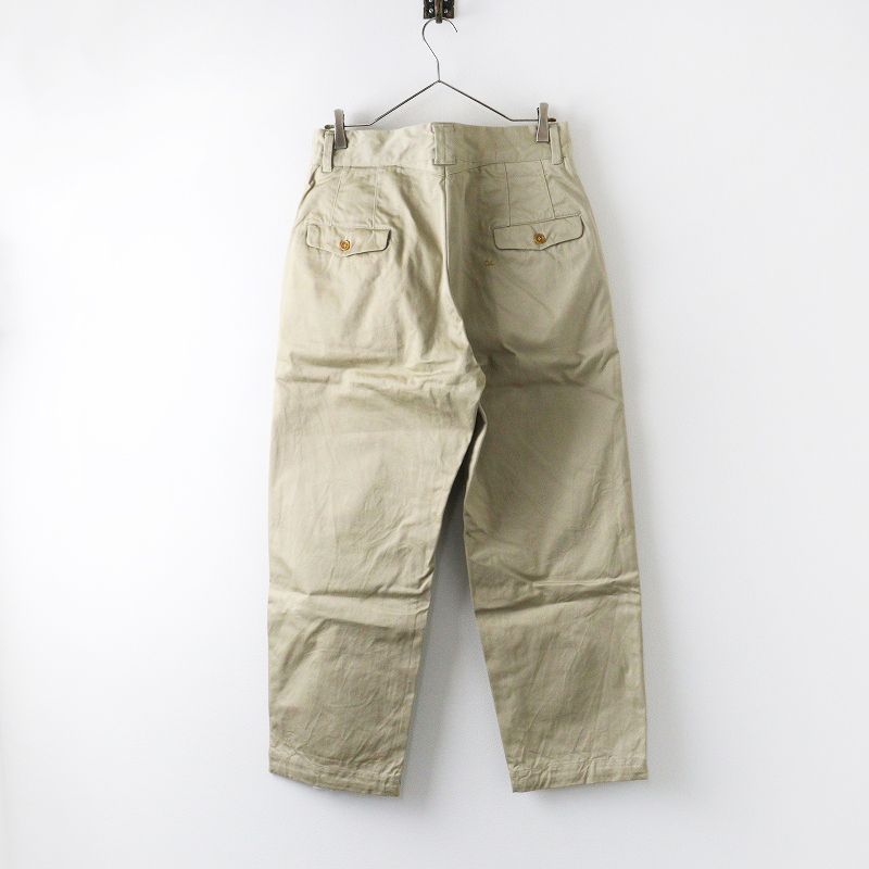 定価4.1万 2025 SS 45 R rpm フォーティファイブアール チノの908ニームパンツ 2 ベージュ テーパード