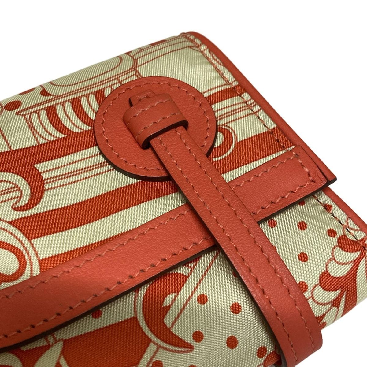 アイボリー×レッド シルク