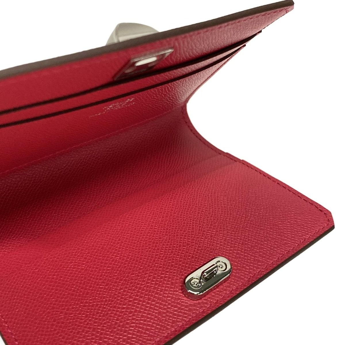  HERMES エルメス カードケース メドール フランボワーズ シルバー金具 カードケース 小物