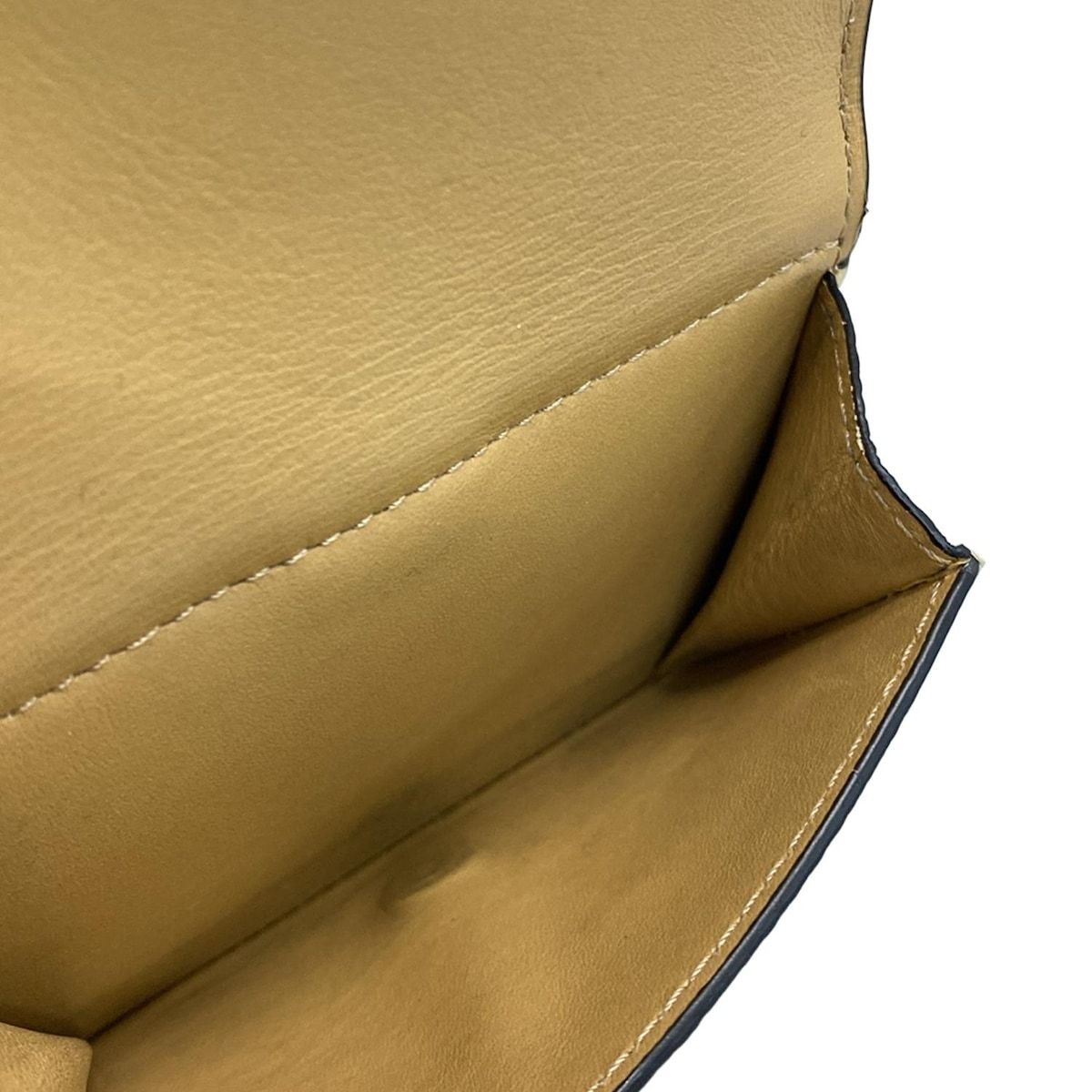 ベージュ×イエロー レザー