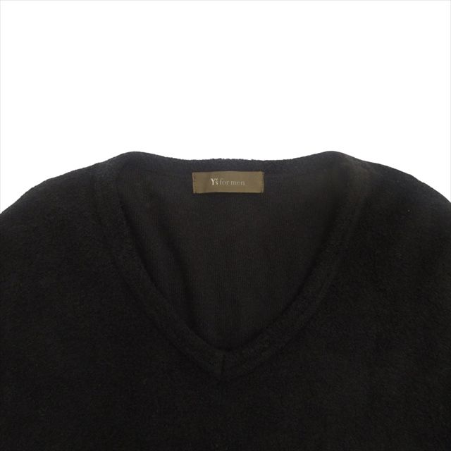Y's for menカットソー ブラック　ロンT yohji yamamoto HARD TWISTED JERSEY Y'S STITCH LONG SLEEVE T(S Black): Y's｜THE