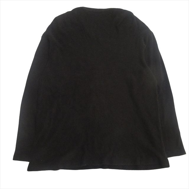 Y's for menカットソー ブラック　ロンT yohji yamamoto HARD TWISTED JERSEY Y'S STITCH LONG SLEEVE T(S Black): Y's｜THE