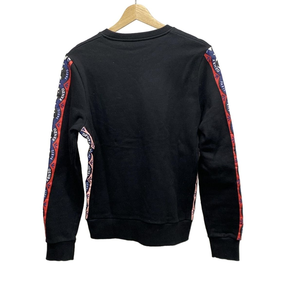 KENZO ケンゾー トレーナー サイズS レディース - 黒×マルチ アイ 刺繍 長袖