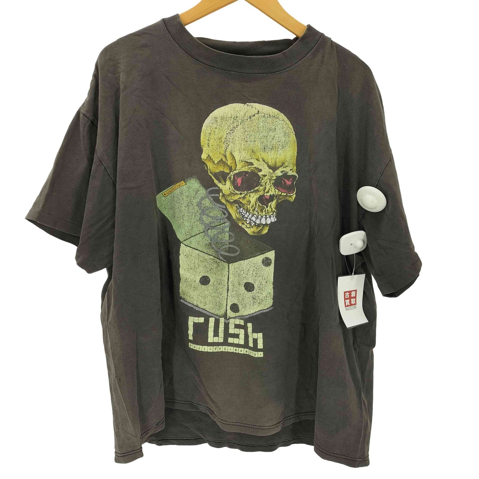  ユーズドフルギ USED古着 90S ROLL the Bones バンド Tシャツ コピーライト 1991 袖シングルステッチ メンズ import：XL Tシャツ