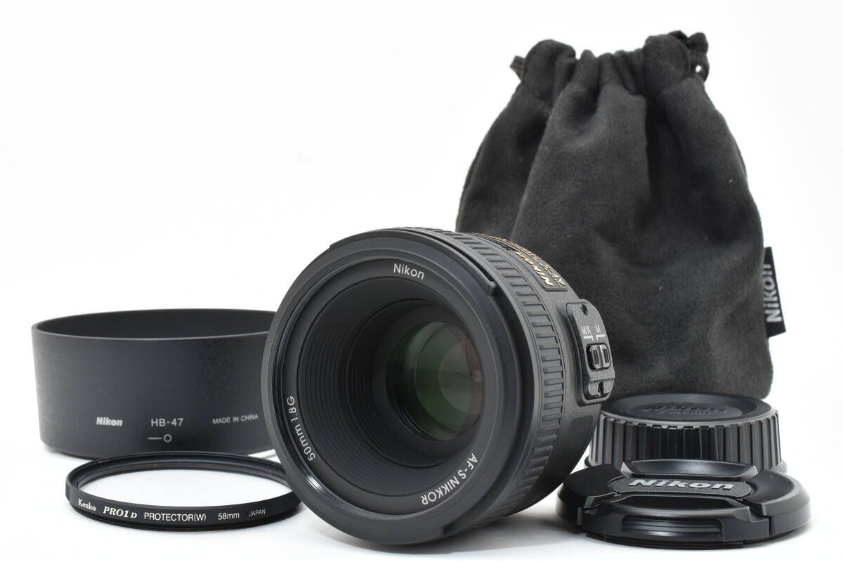 上品 ニコン Nikon AF-S NIKKOR 50 mm F 1.8 G T 14＃4938