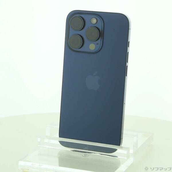 中古品〕 iPhone15 Pro 128GB ブルーチタニウム MTUA3J／A SIMフリー