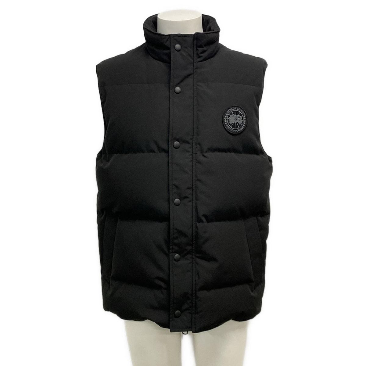 CANADA GOOSE カナダグース ダウンベスト サイズM メンズ - 4151 MB 黒 ジップアップ 冬 ダウン