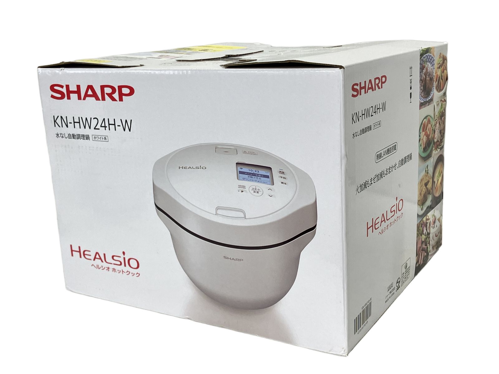 SHARP KN-HW24H-W ヘルシオ ホットクック 水なし自動調理鍋 2025年製