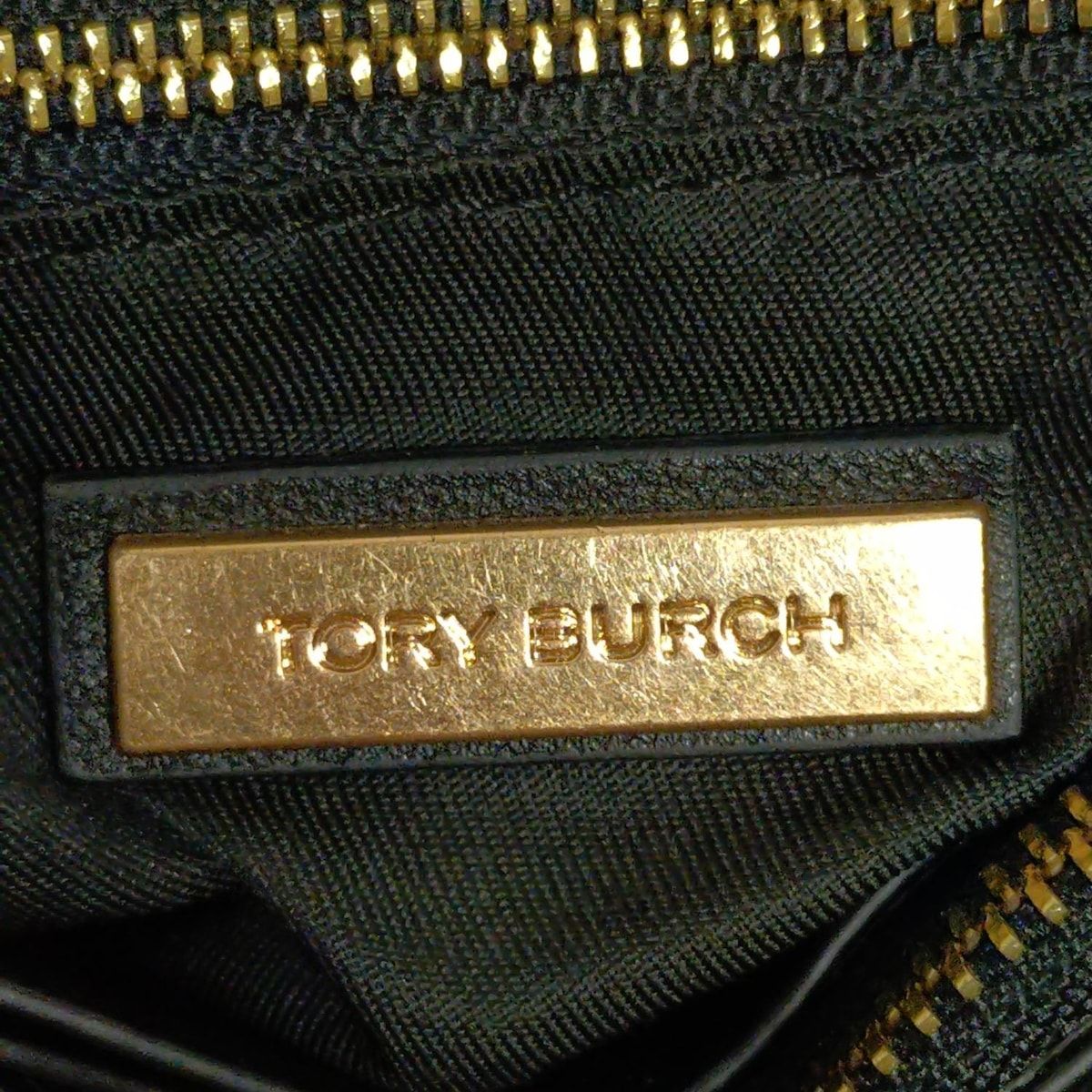 TORY BURCH(トリーバーチ) ショルダーバッグ - 黒×ゴールド