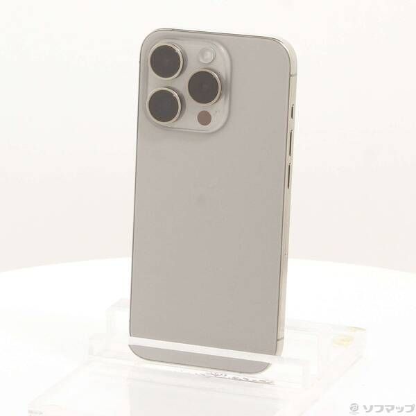 激安大特価，品質保証 〔中古品〕 iPhone15 Pro 128GB ナチュラルチタニウム MTU93J／A SIMフリー【344】 スマートフォン本体