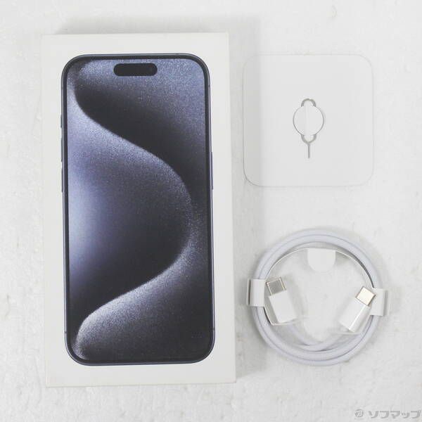 中古品〕 iPhone15 Pro 128GB ブルーチタニウム MTUA3J／A SIMフリー