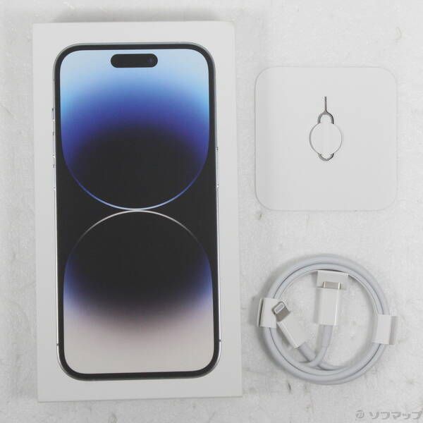 中古品〕 iPhone14 Pro 128GB シルバー MQ013J／A SIMフリー【262