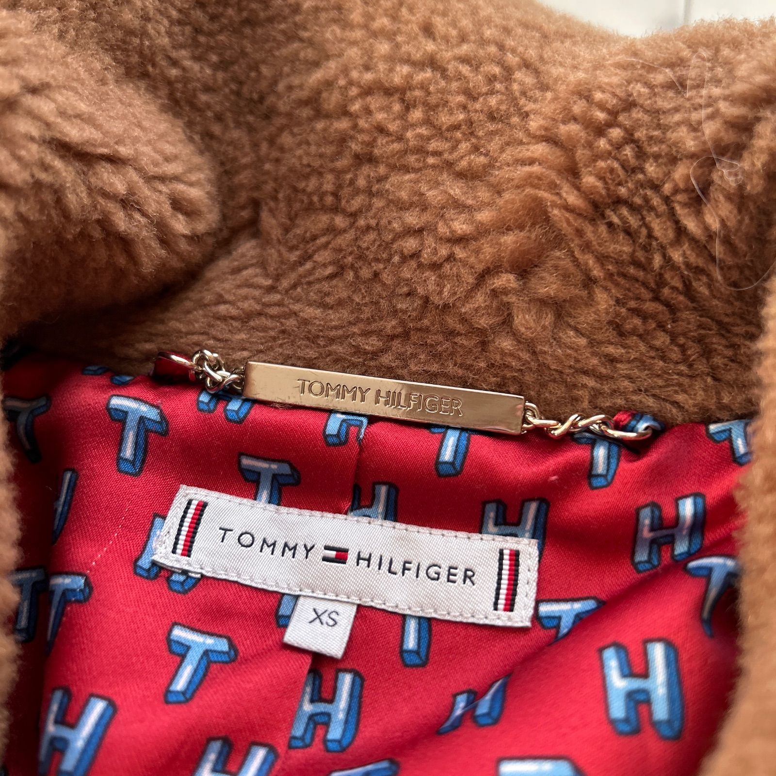 TOMMY HILFIGER トミーヒルフィガー テディ ボア ジャケット コート 