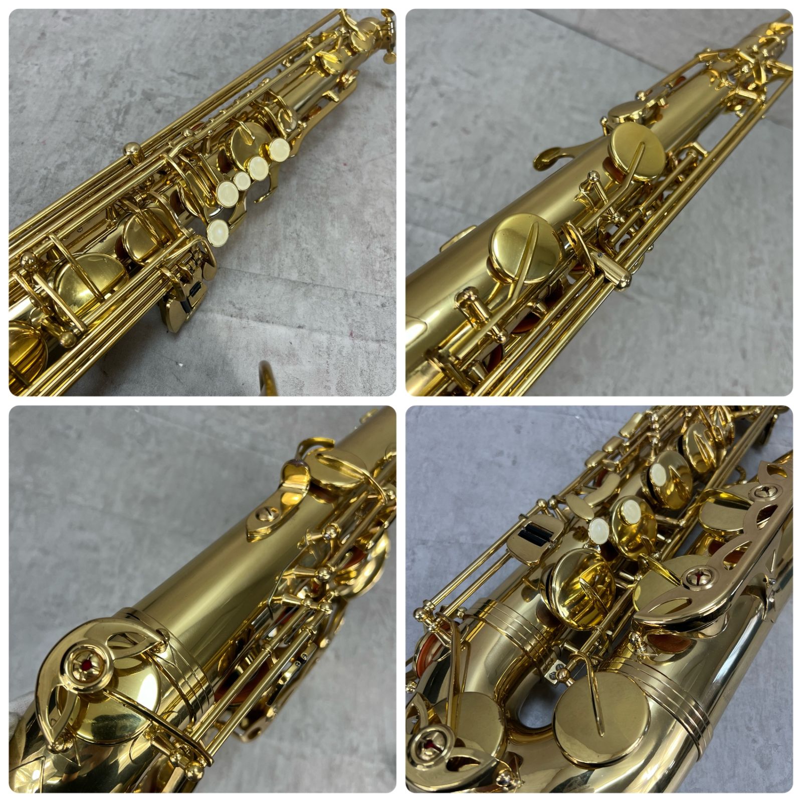 Maxtone テナーサックス 管楽器 ラッカー ハードケース マックストーン