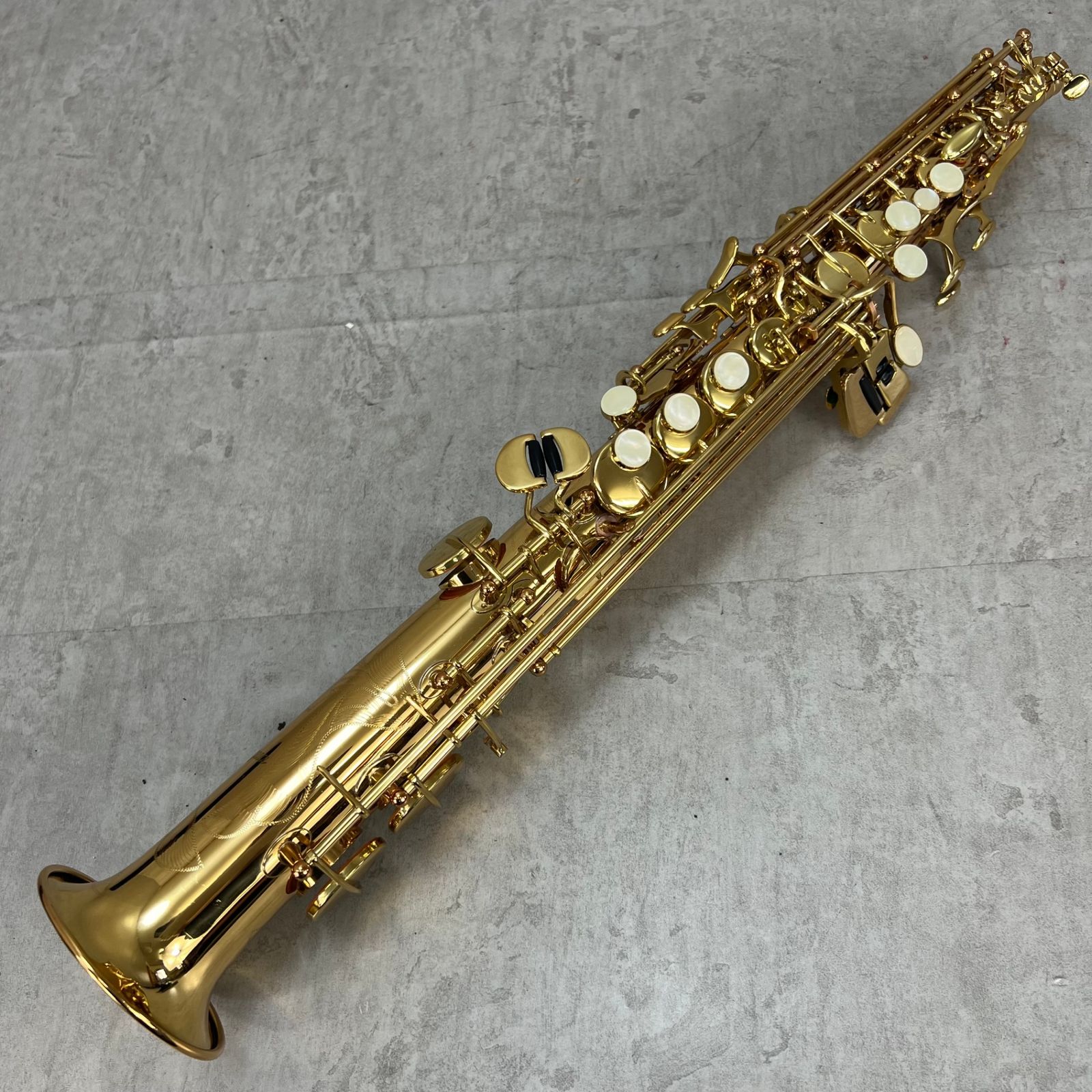 Antigua ソプラノサックス 管楽器 ラッカー シャイニーケース