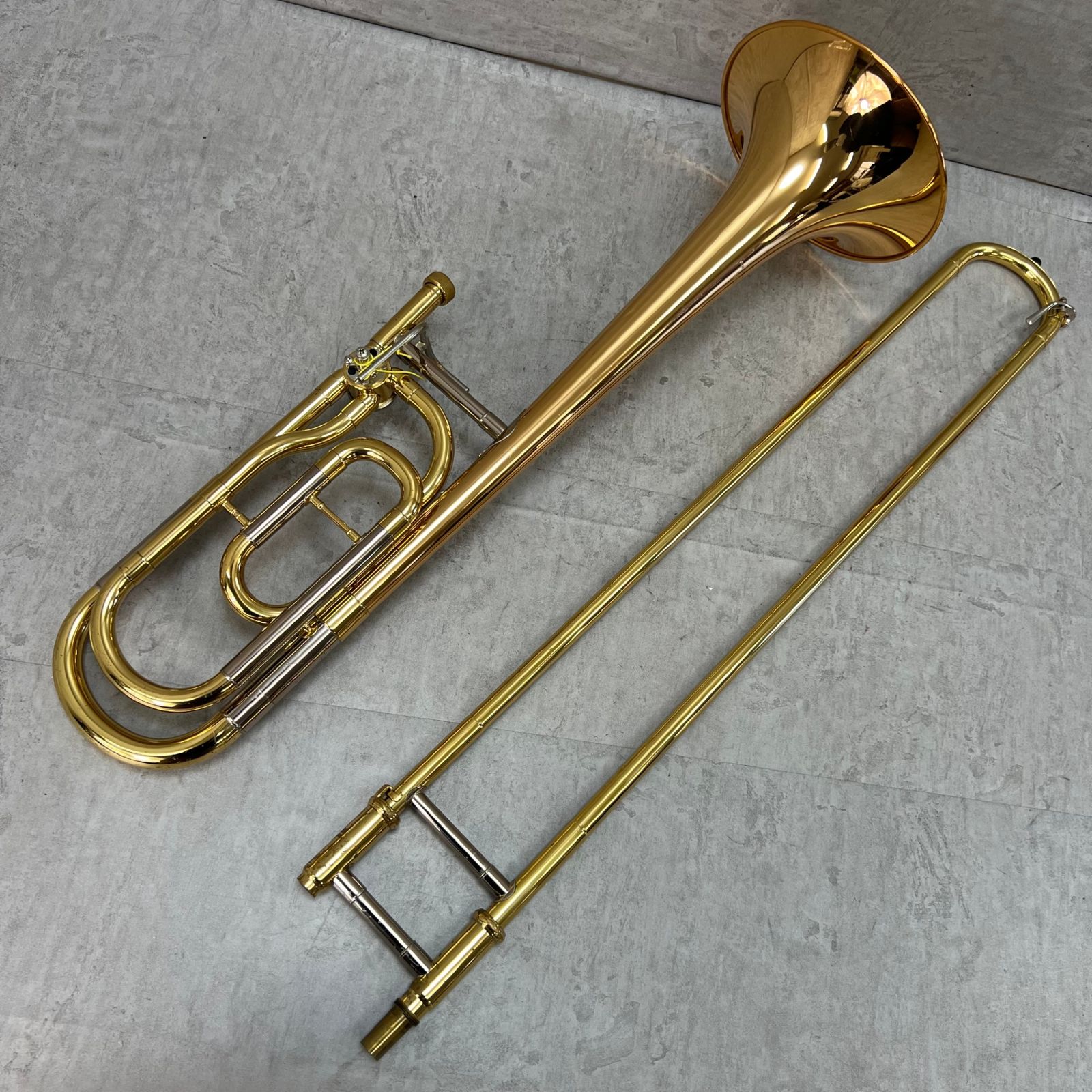 ヤマハ テナーバストロンボーン YSL 456 G ゴードルブラス二枚取り ハードケース TenorBass Trombones 金管楽器 YAMAHA