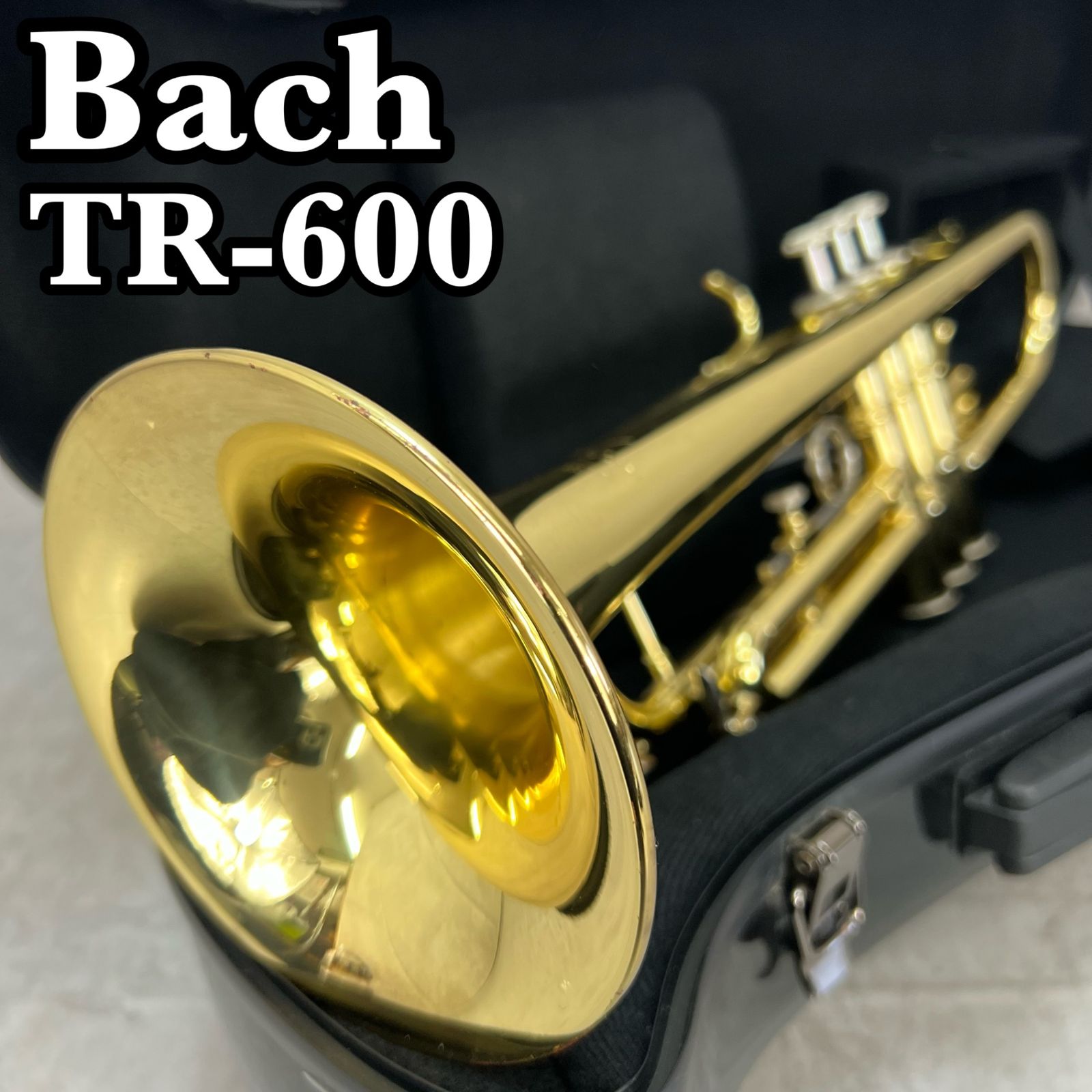Bach ARISTOCRAT TR-600 ML トランペット ケース付属 ビンセントバック B♭トランペット ARISTOCRAT TR600 イエローブラス