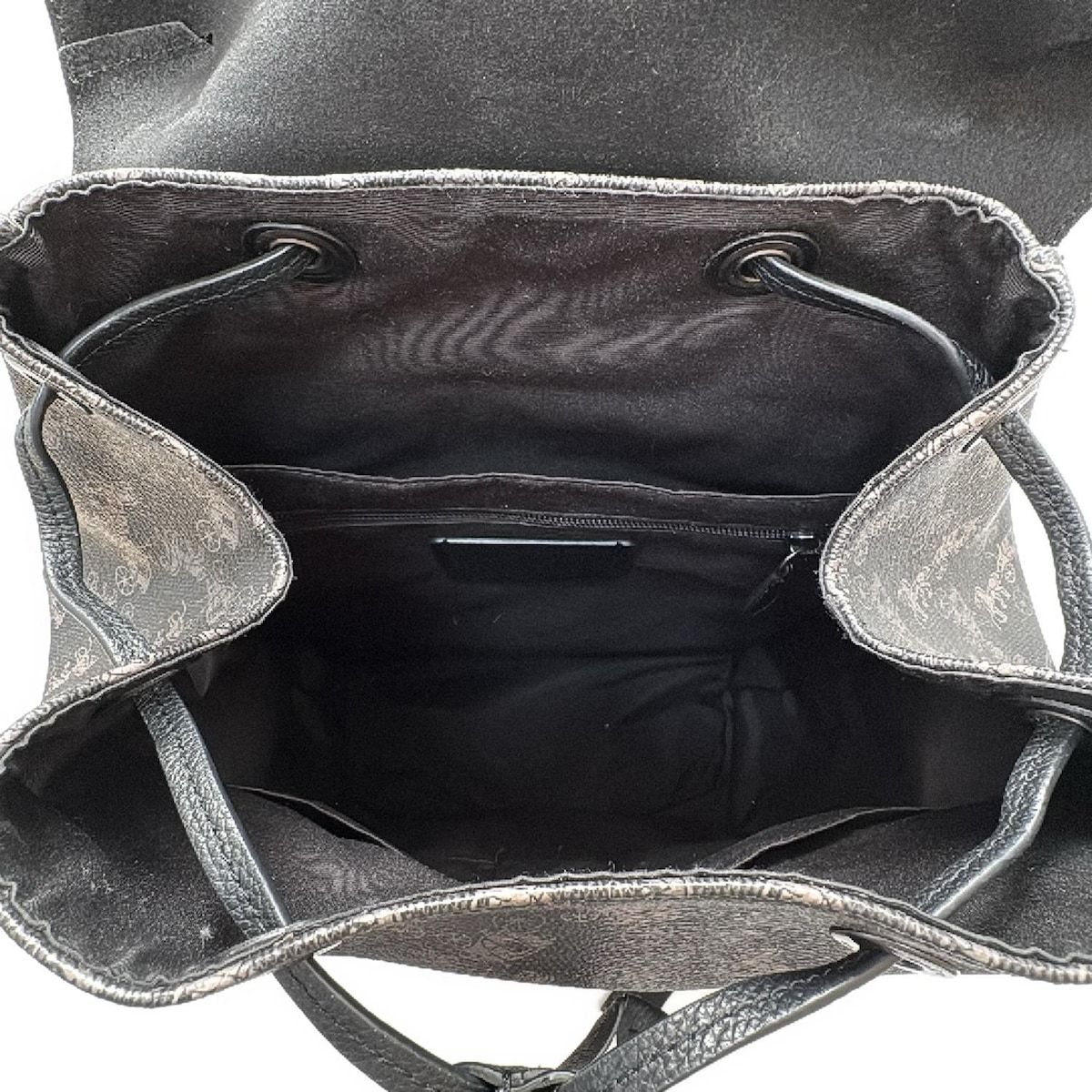  COACH コーチ リュックサック - 89897 黒×グレー 馬車柄 レザー リュック バックパック バッグ