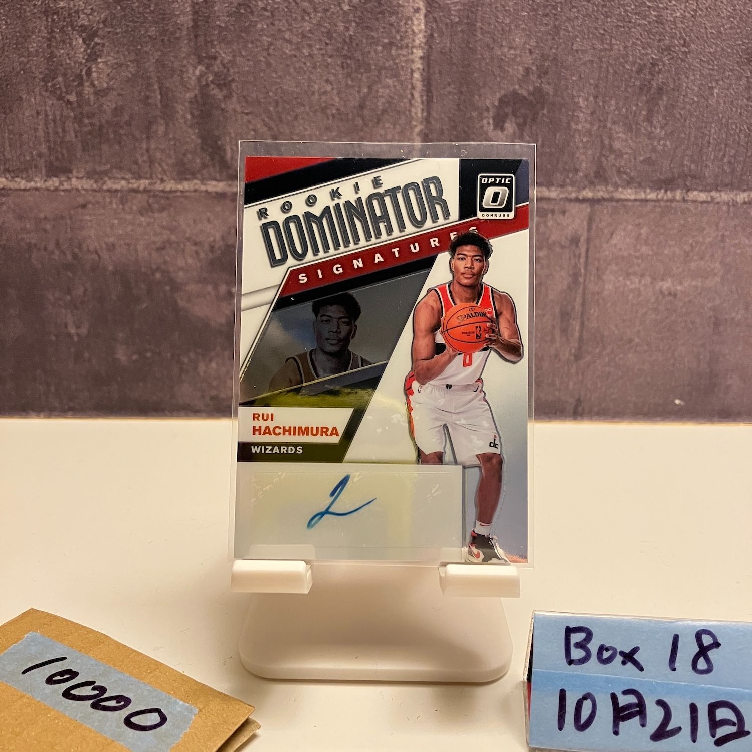 2019-20 Panini Donruss Optic 八村塁 Rui Hachimura 56/99 直筆サイン