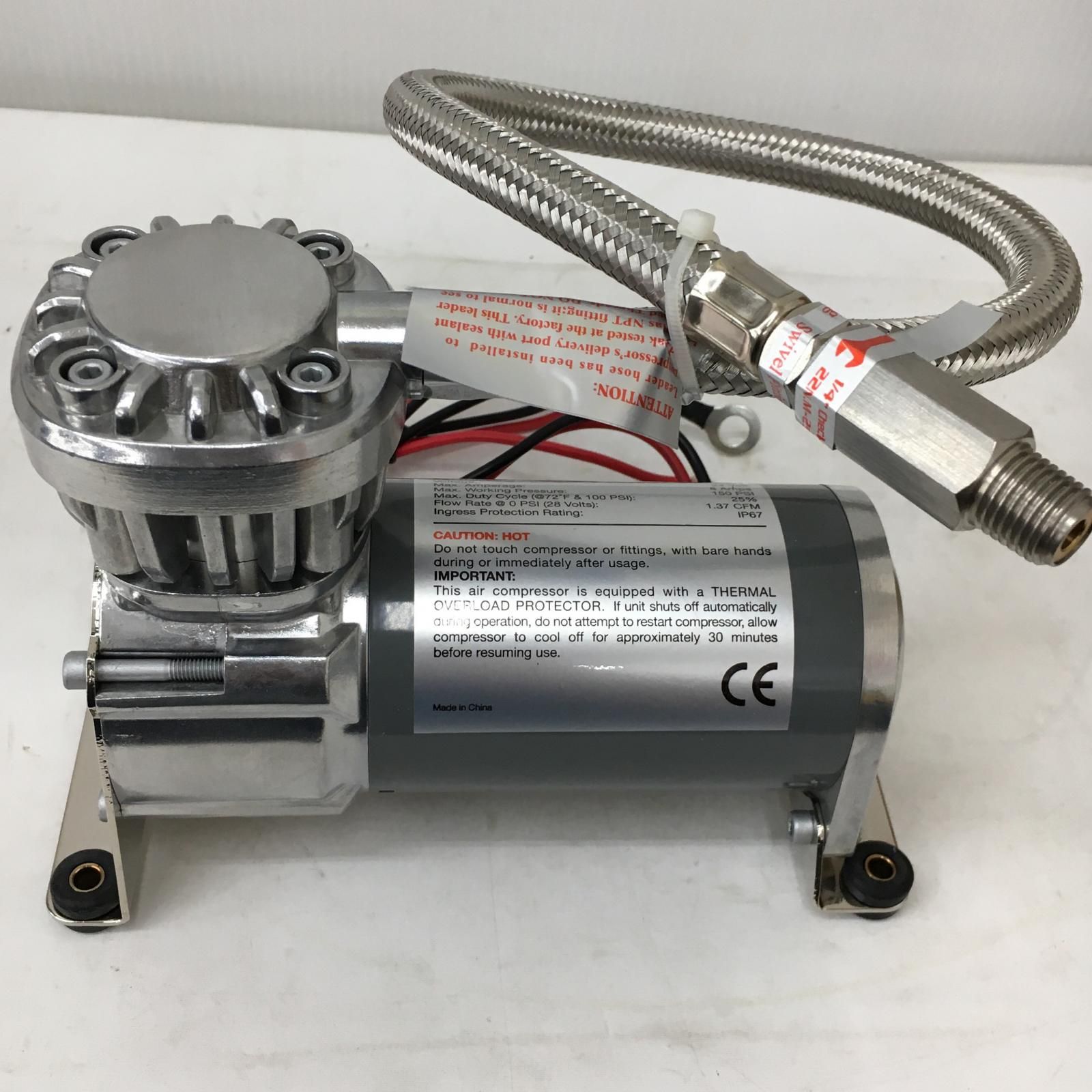 エアコンプレッサー 150 c-ig VIAIR 24 V コンプレッサーキット インタークーラーヘッド付き