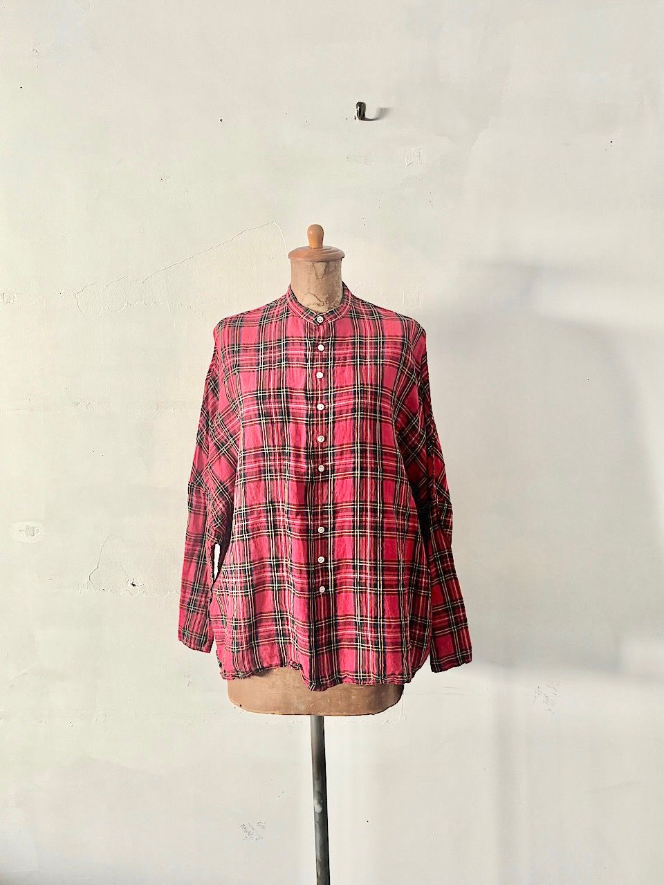 美品】オールドマンズテーラー BUGGY SHIRT col.Royal Stewart 2 