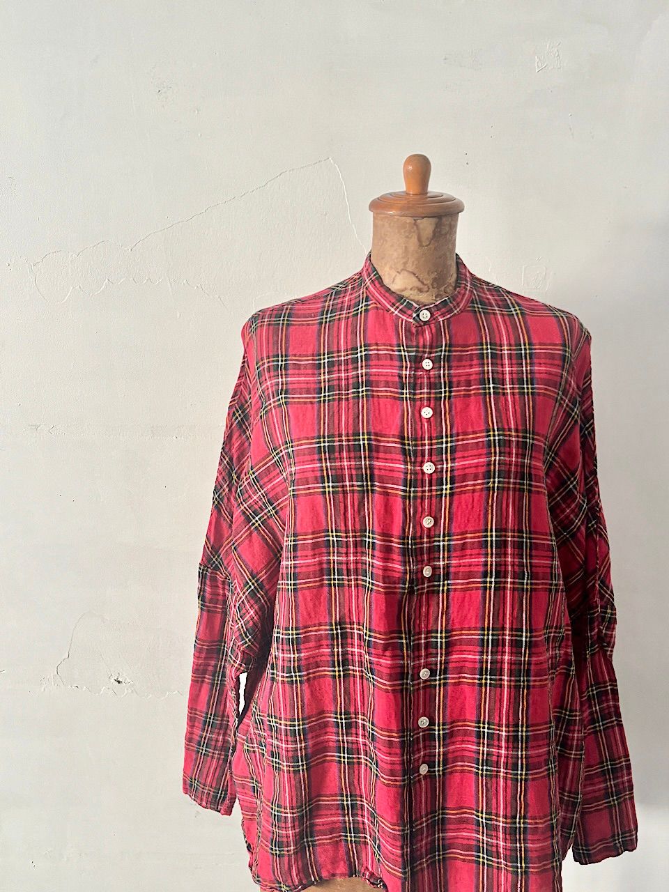 美品】オールドマンズテーラー BUGGY SHIRT col.Royal Stewart 2 