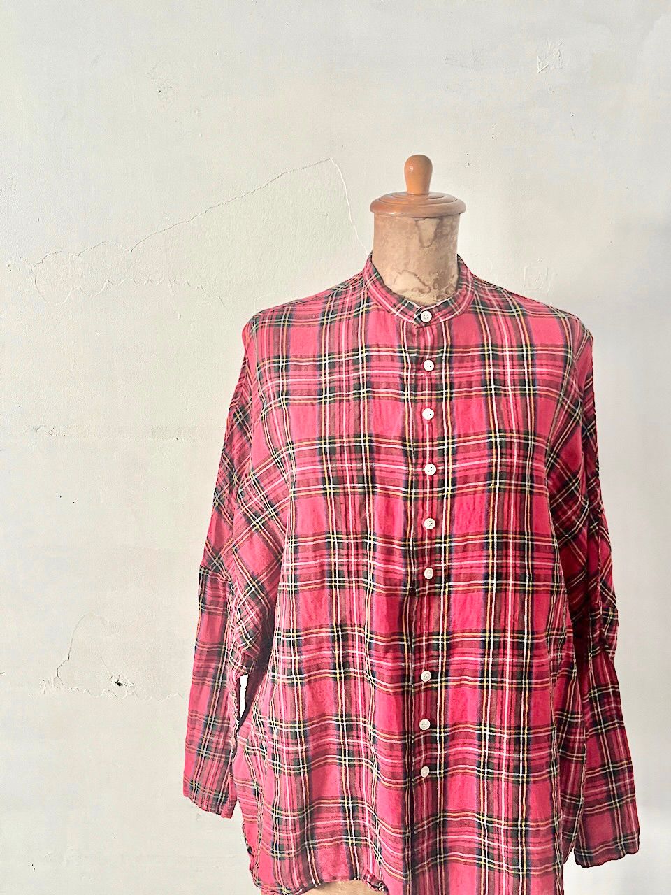 美品】オールドマンズテーラー BUGGY SHIRT col.Royal Stewart 2 