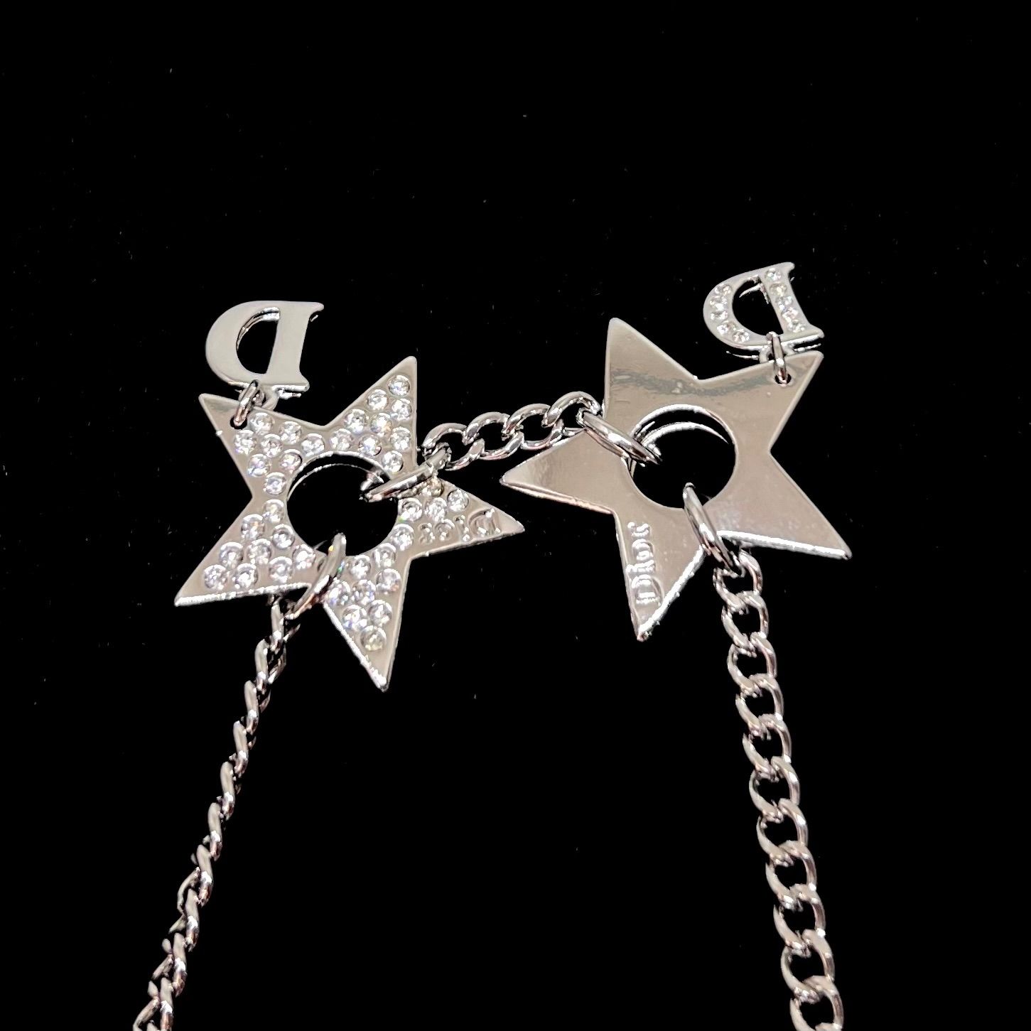 希少☆美品☆Christian Dior クリスチャン ディオール ネックレス 星 