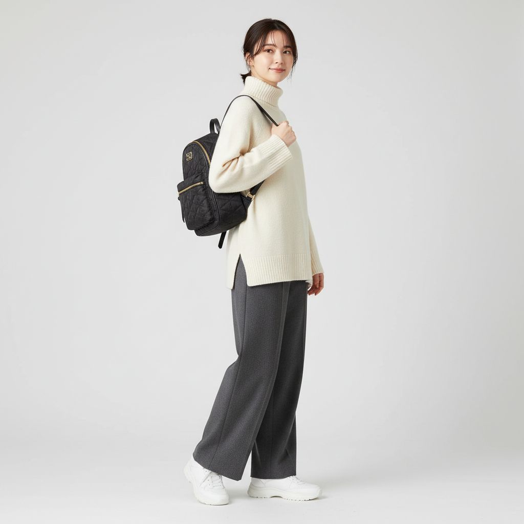 kate spade york ケイトスペード キルティング ミニリュック 黒 ウィルソン ナイロン バックパック