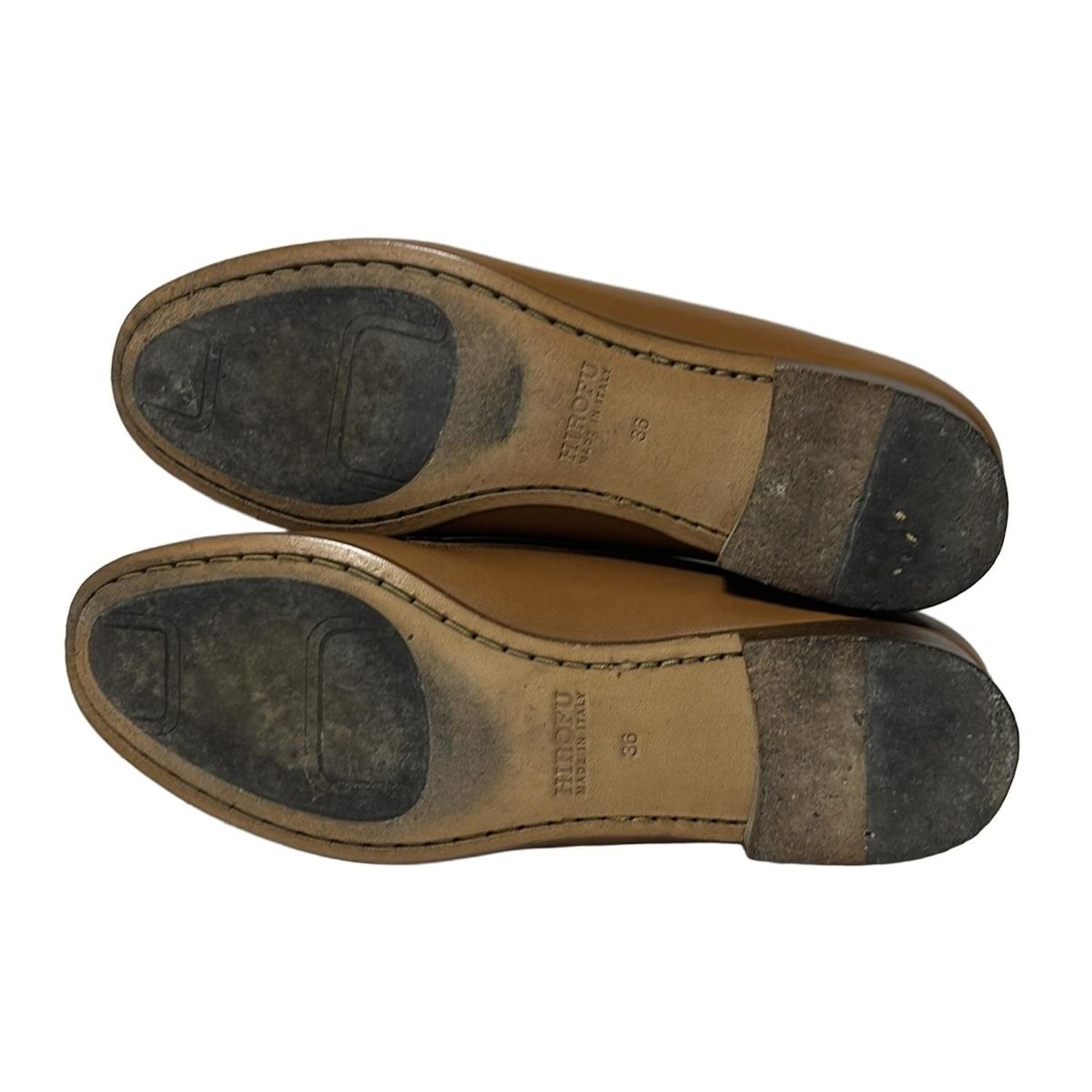 美品 HIROFU ヒロフ ヒール ローファー 革靴 ブラウン パンプス 23 未使用 ヒロフ ヒールローファー ライトブラウン 24.5cm - メルカリ