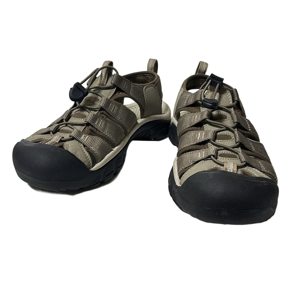 KEEN キーン サンダル 27 メンズ - カーキ×グレーベージュ