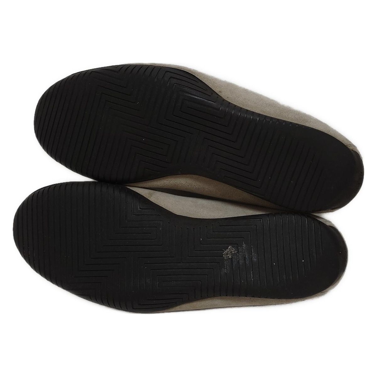  HERMES エルメス スリッポン 42 1 2 メンズ - グレー スリッポン 靴