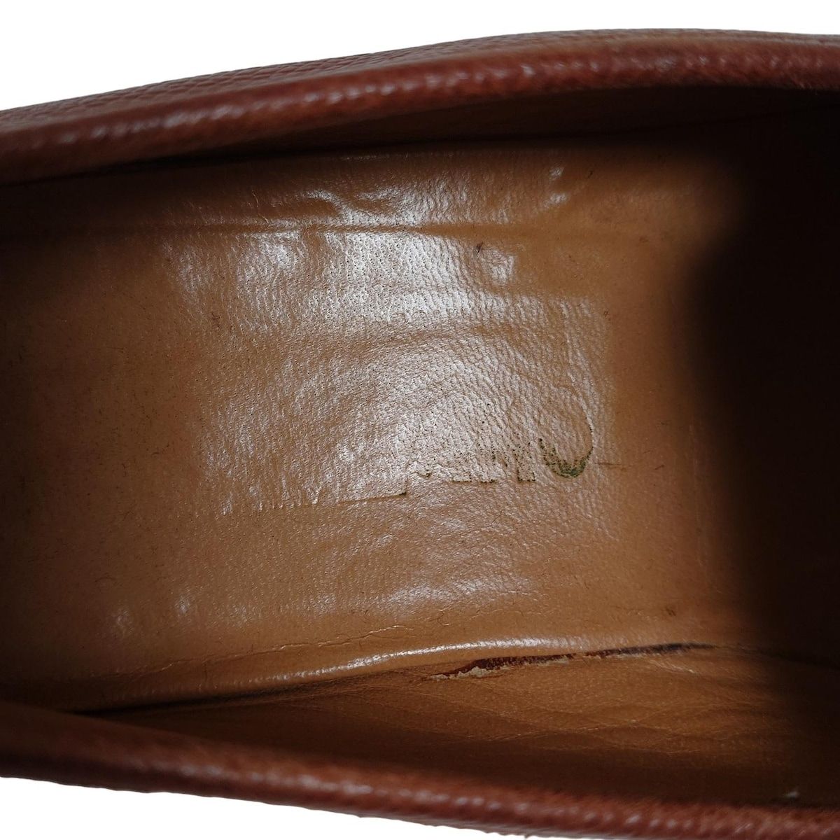  SalvatoreFerragamo サルバトーレフェラガモ ローファー 8 EE メンズ ブラウン ガンチーニ レザー ローファー ブーツ 革靴