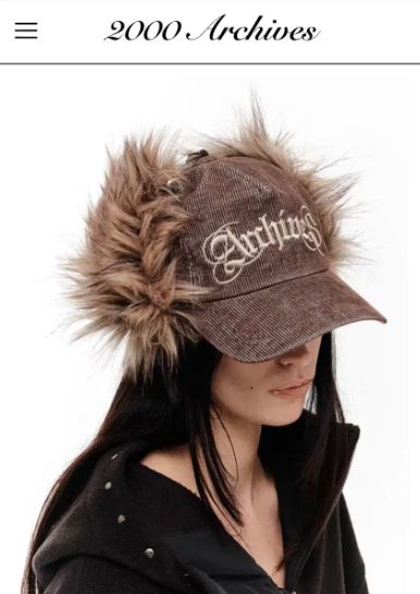 2000ブルーアーカイブ ブルアカ ファー 帽子