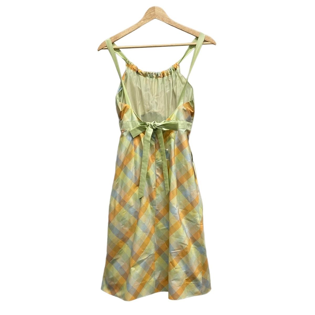 FOXEY フォクシー ワンピース サイズ38 M レディース - 18120 ライトグリーン×オレンジ×マルチ