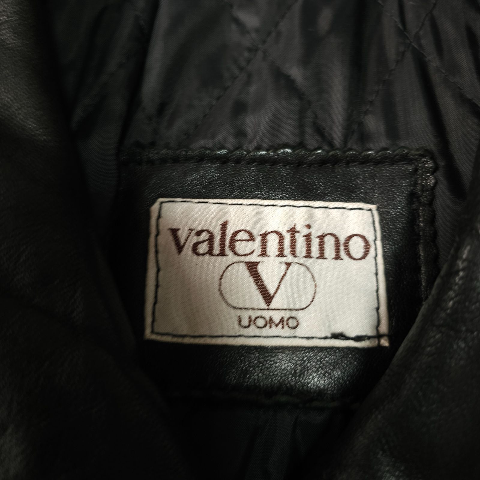 VALENTINO UOMO ヴィンテージ 羊革 レザージャケット M 新 モデルファッション - VALENTINO UOMO ヴィンテージ 羊革 レザー