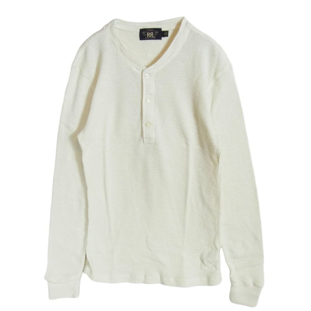 RRL ダブルアールエル ワッフルニット コットン ヘンリー サーマル