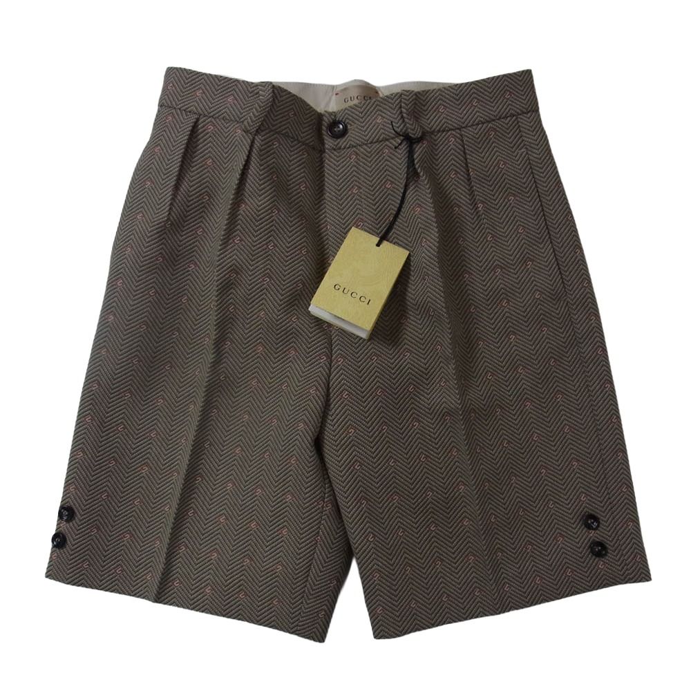 GUCCI グッチ 737829 チルドレンズ キッズサイズ バミューダパンツ ハーフパンツ ライトブラウン系 10 上