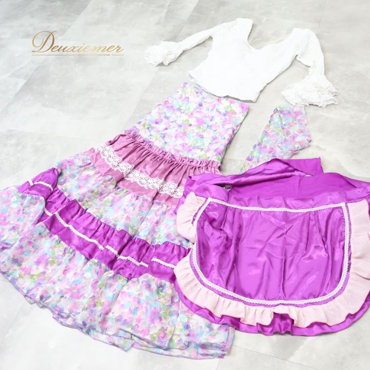 フラメンコ 衣装 マキコスチューム MAKIS COSTUMES ツーピース