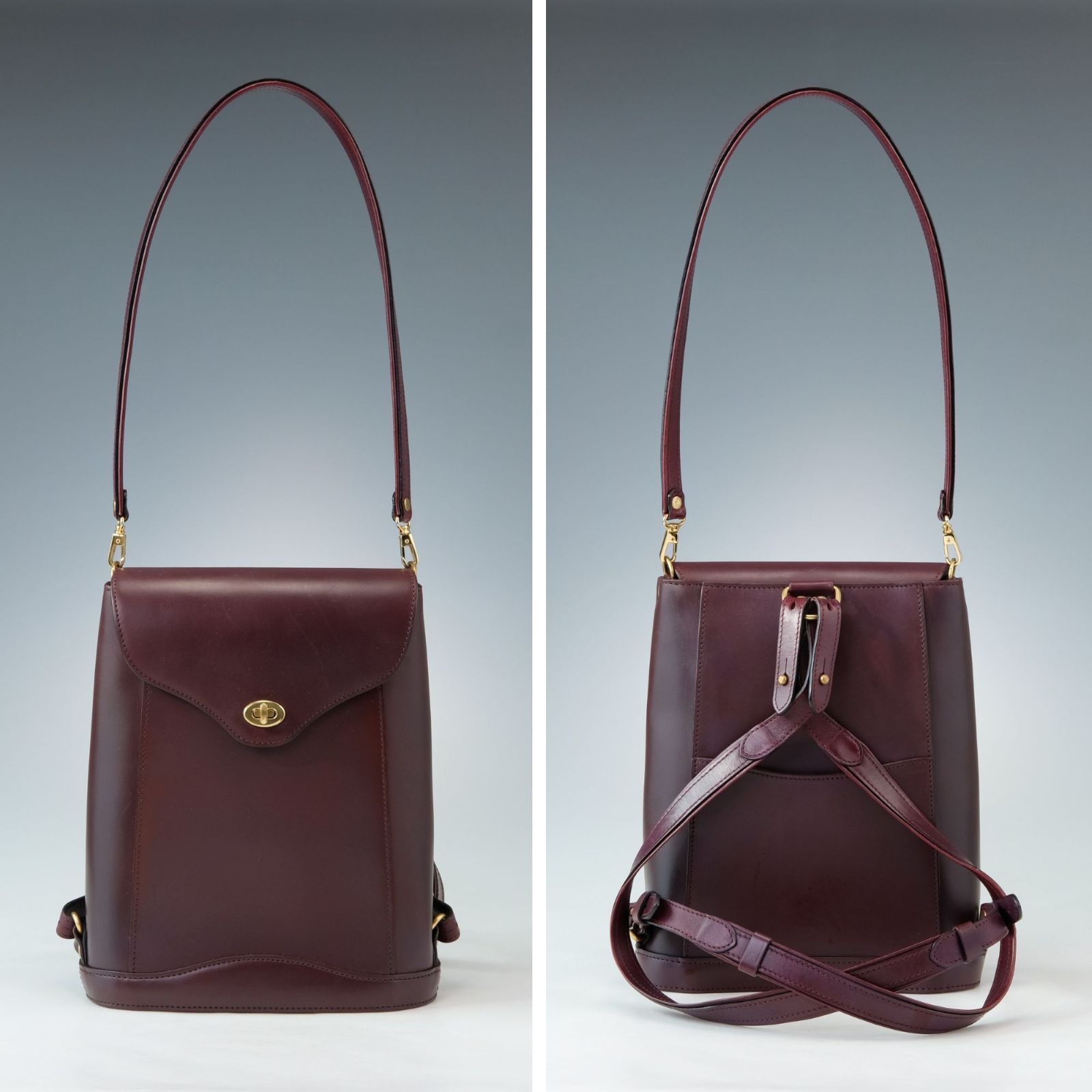 ITAGAKI イタガキ 板垣 2way リュック ショルダーバッグ レザー 鞄 本