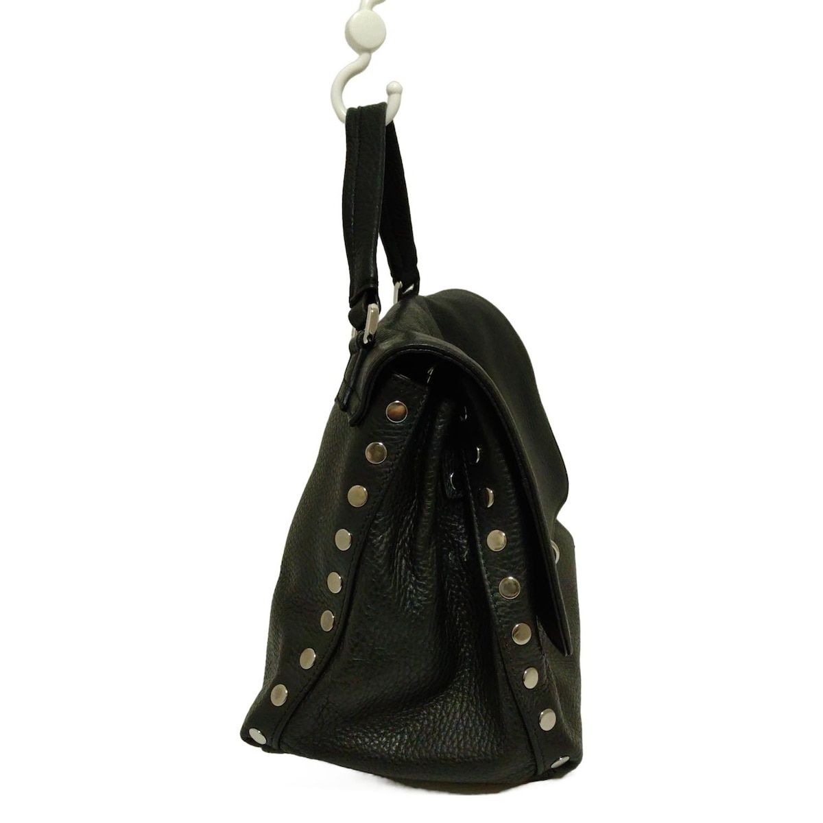 ZANELLATO(ザネラート) ハンドバッグ ポスティーナS 黒 レザー - メルカリ