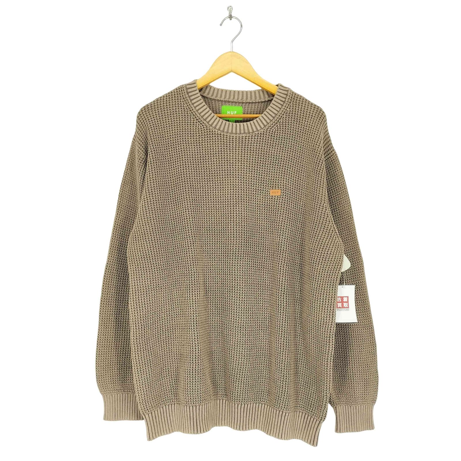 ハフ HUF OD BAR LOGO CREW SWEATER メンズ  L