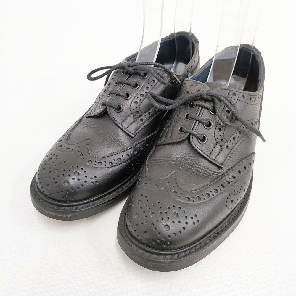 Tricker s Paul Smith バートン ウイングチップ シューズ 靴 ブラック メンズ トリッカーズ ポール スミス 5 1206 G