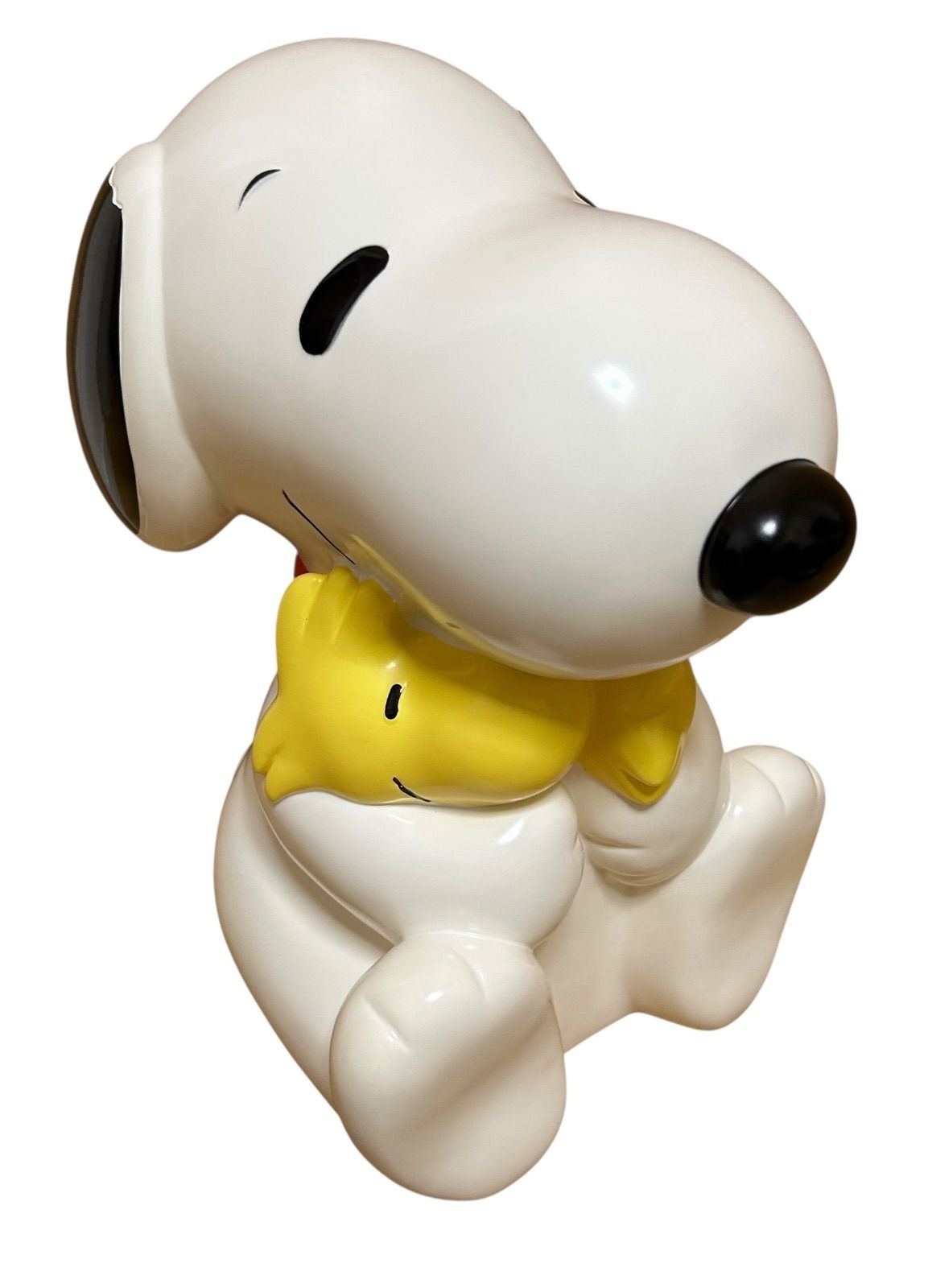 【美品】スヌーピー　ビッグ　フィギュア　貯金箱　ユタカ製　当時物　レトロ スヌーピー ビッグ フィギュア 貯金箱 ユタカ製 当時物 レトロ - メルカリ