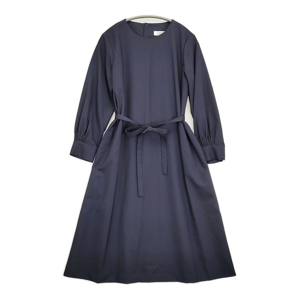 atelier naruse formal A line one piece dress フォーマルAラインワンピース 38 定価33000円 ネイビー レディース アトリエナルセ 5 1206 T